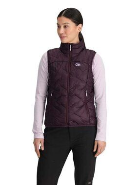 Outdoor Research SuperStrand down vest in Purple